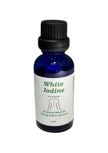 Weisse jodlösung mit - weisse,